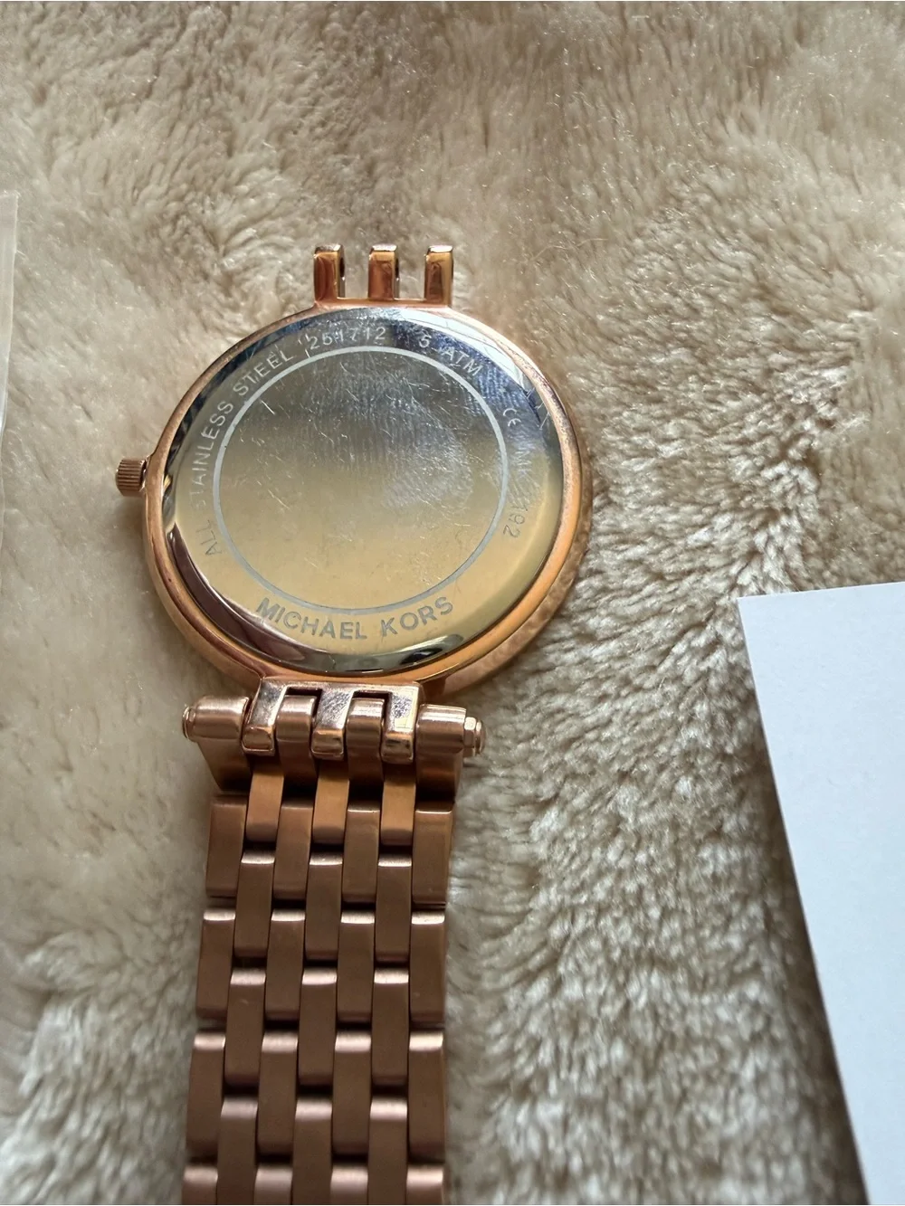 Michael Kors Women's Rose Gold Stainless Steel Bracelet Watch